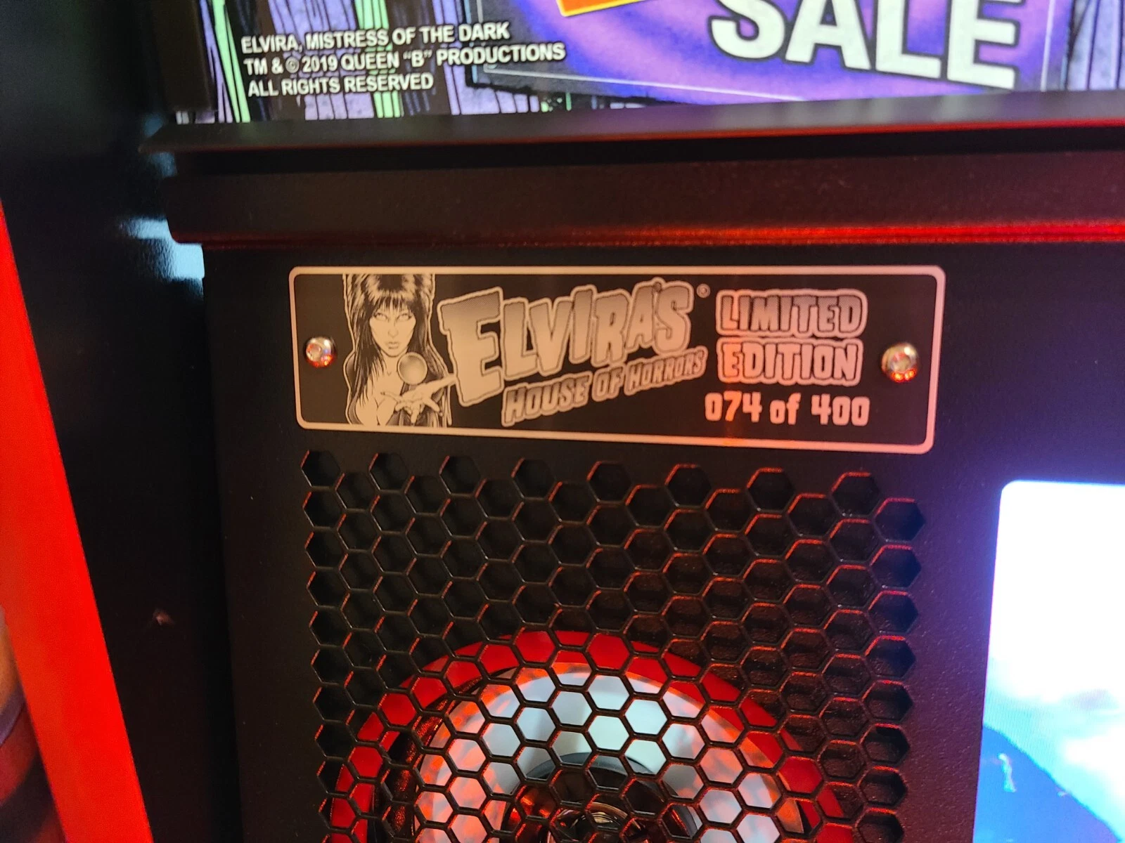 Elvira House of Horrors Limited Edition Pinball - Image 4