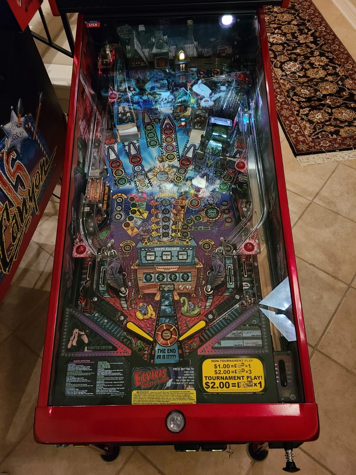 Elvira House of Horrors Limited Edition Pinball - Image 8