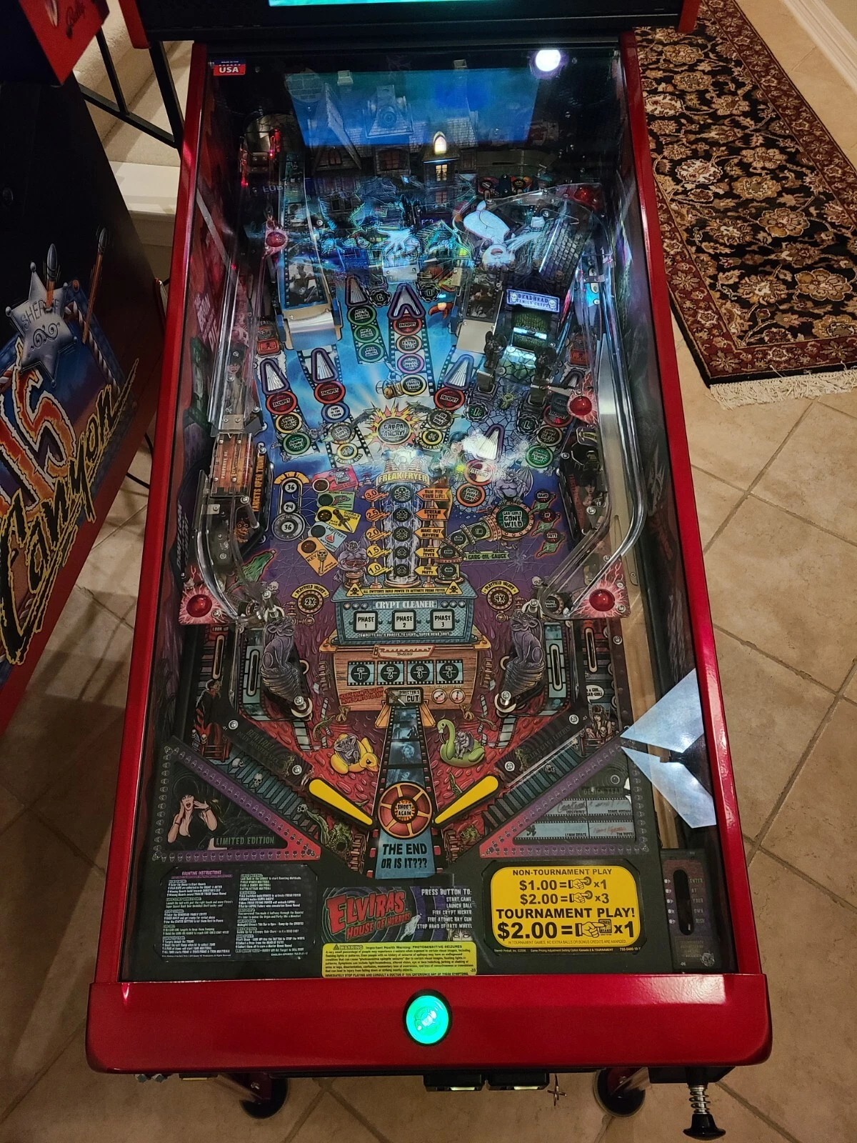 Elvira House of Horrors Limited Edition Pinball - Image 9